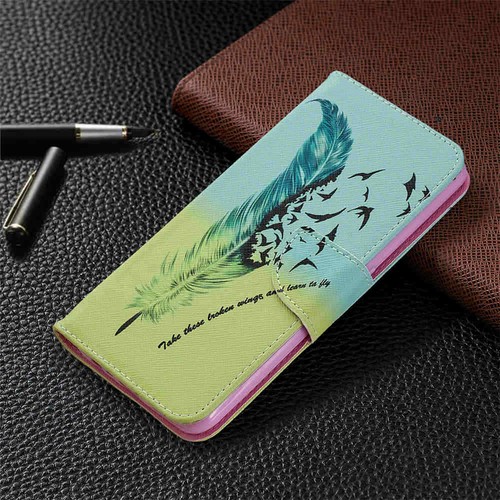 Funda protectora de cuero pintada abatible para OPPO A9 A5 2020 Find X2 Lite/Neo/Pro - Imagen 13 de 52