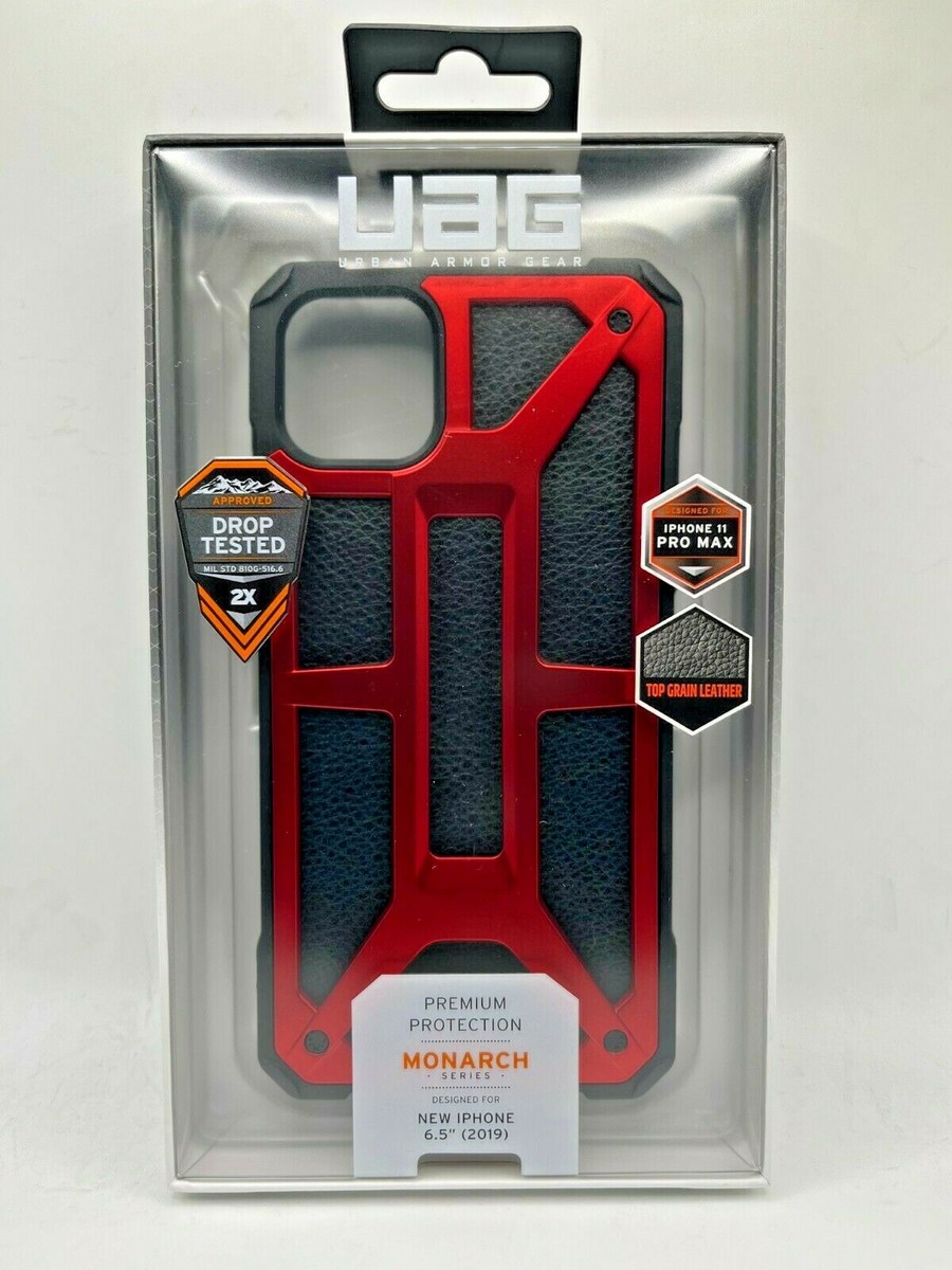 UAG Urban Armor Gear Monarch Series Case for iPhone 11 Pro Max  Crimson