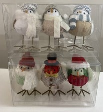 Target Wondershop 2022 Featherly Friends Two Sets of 3 Holiday Mini Birds NEW