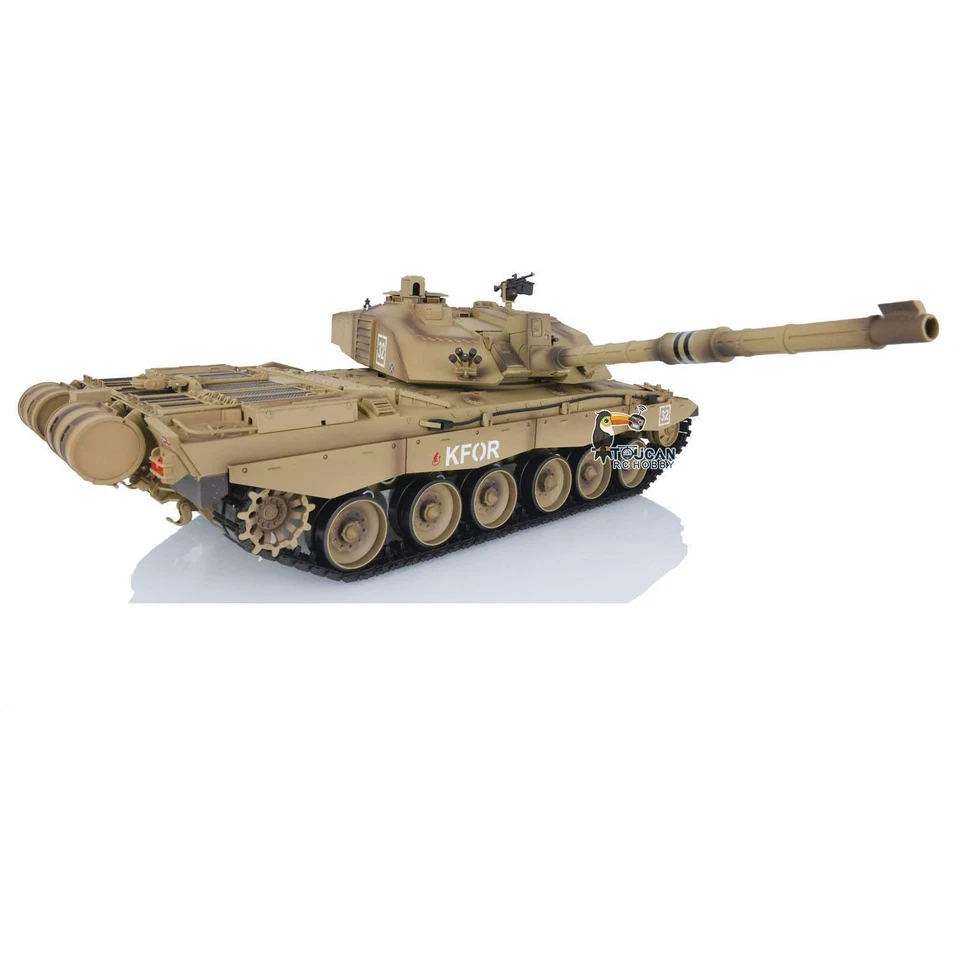 2.4Ghz 3908 Heng Long 1/16 7.0 Plastic Challenger II RTR IR BB RC Tank Smoke - Image 2 of 4