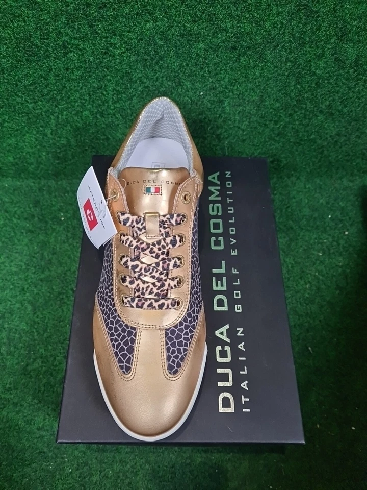 DUCA DEL COSMA Marquessa Animal Gold Golfschuh - Damen (Animal / Gold / EU 41) - Bild 3 von 4