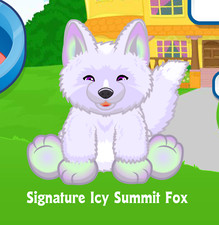 Webkinz Signature Icy Summit Fox Virtual Adoption Code Only Once in a Lifetime