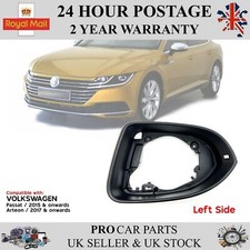 VW Passat B8 Arteon Front Left Door Mirror Frame Inner Cover 3G08576019B9
