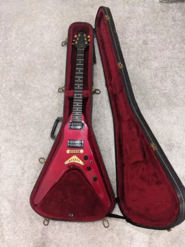 Gibson 1982 Flying V2 Candy Apple Red Electric Guitar Flying V 80s