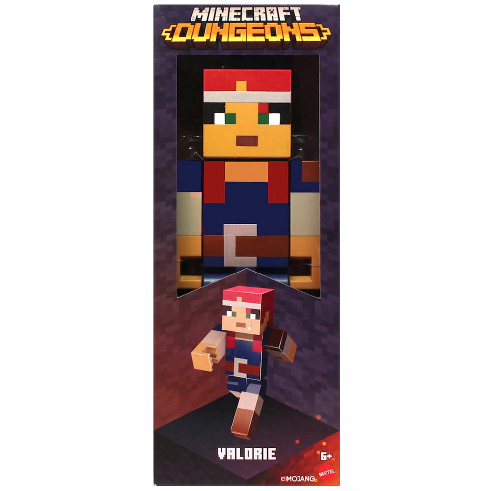 minecraft dungeons large scale 8 5 inch valorie action figure brand new