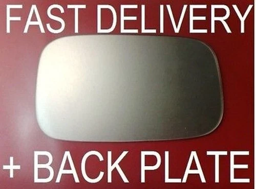 FITS LOTUS ELISE 1996-2006 DOOR WING MIRROR GLASS FLAT + PLATE RIGHT OR LEFT