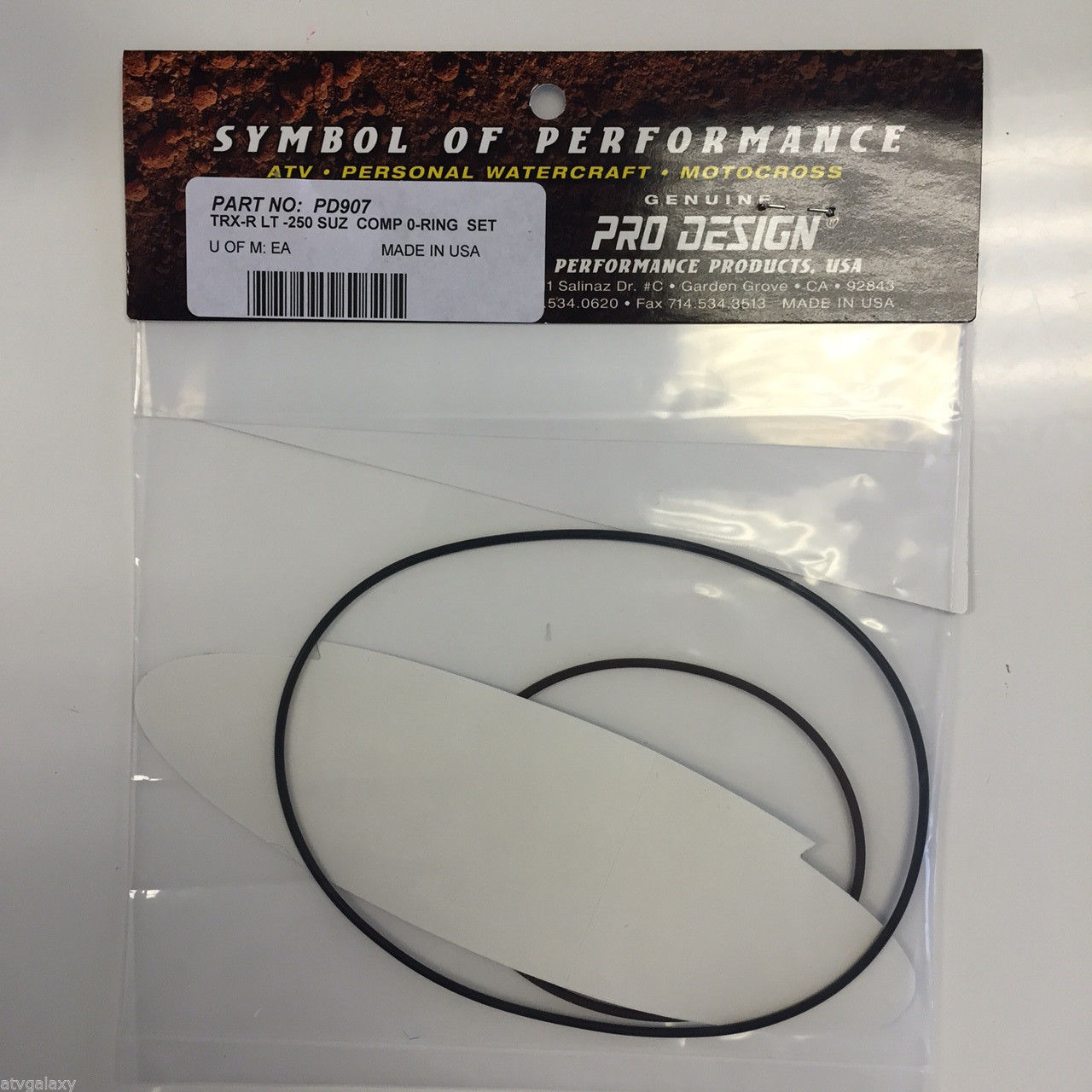 Pro Design Cool Head ORing Kit Honda TRX 250R TRX250R Suzuki LT250R LT