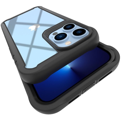 For iPhone 13/12/11/Pro/Max Clear Phone Case Shockproof Belt Clip Holster Cover - Picture 18 of 47