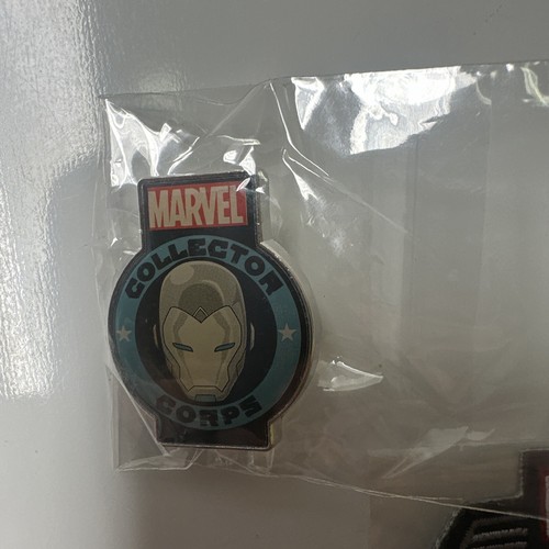 Marvel Collector Corps Exclusive Ironman And Ultron 3-piece Patch And Pin Set - Picture 4 of 4