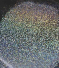 Gunmetal Gray Holographic Micro Mini .002 Hex Metal Flake Painting Epoxy 