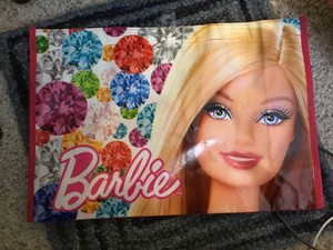 Mrs.  Barbie Gemstone/Birthstone Reusable Bag with Pink Handles New