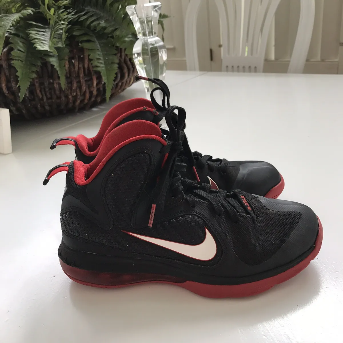 black and red  Lebron james shoes, Lebron shoes, Nike lebron