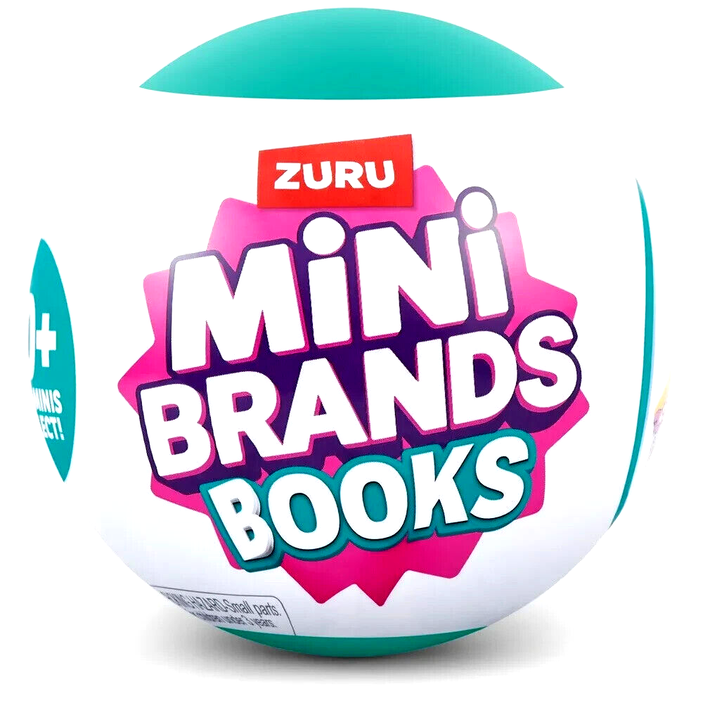 zuru mini brands BOOKS mystery minis - 1 capsule supplied - 5 surprises inside!