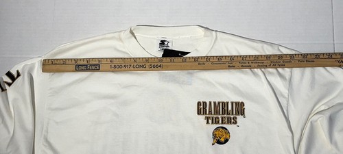 NWT Vintage 90’s GRAMBLING STATE TIGERS Long Slv T-Shirt Sz L 45 Chest USA NOS - Picture 17 of 19