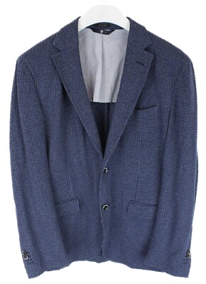 Massimo Dutti 2019 Blazer Herren Einreihig (EU) 54 Halbgefüttert Schaltfläche