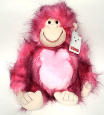 Gund Fab Pals Pink Ramona Gorilla Plush Stuffed Animal 11" NEW