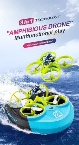 2023 V24 Mini RC Drone Water Hovercraft Boat Speed Drift 2.4G Quadcopter - Bild 8 von 30