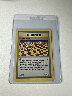 Warp Point 1. Edition Gym Challenge 126/132 WOTC Vintage Pokemon