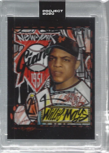 2020 Topps Project 2020 #61 Willie Mays/(print run 5459) King Saladeen - NM-MT