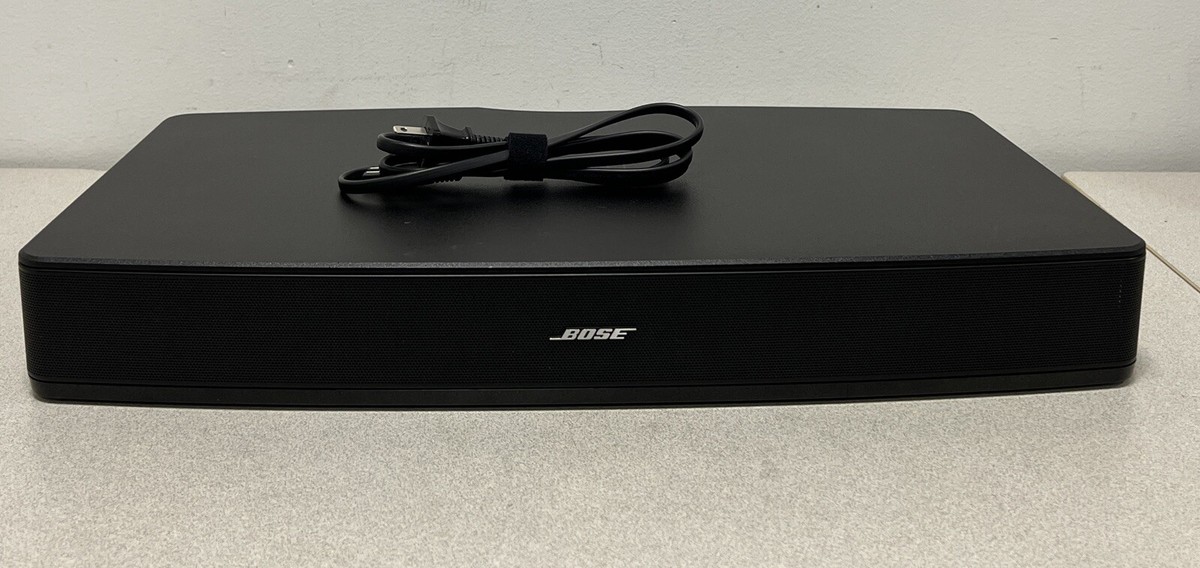 Bose Solo TV Sound System Model 410376 Black with Power Cord No