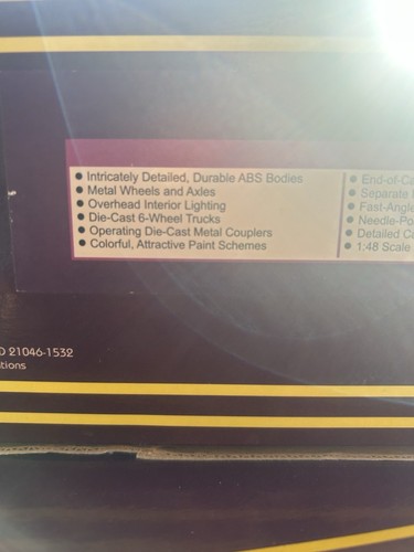 Mth Pennsylvania Madison 5-Car Passenger Set MT-20-4058 !! NEW !! ELECTRIC TRAIN - Picture 12 of 18