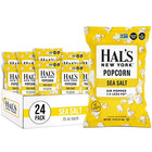 Hal’s New York Meersalz Popcorn 24er Pack 0,75 Unzen Luftgeknallte Beutel