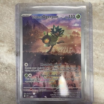 Pokémon TCG Teal Mask Ogerpon Black Star Promo #123 Scarlet and Violet 