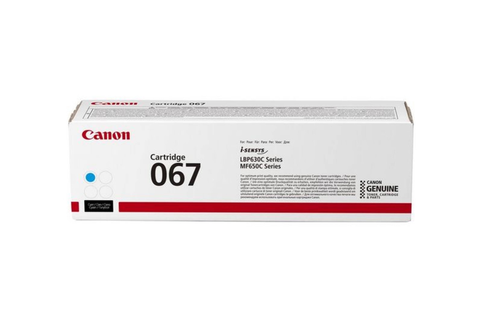 Original Canon 067 Cyan Toner Cartridge (5101C002)