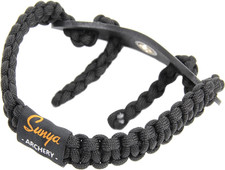 Archery Bow Wrist Sling, 550 Paracord Strap Comfortable on Hand.100% Full Grain