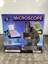 STEM Kids Microscope Kit 100x 200x 450x w/ Slides  Tools   Ages 8 Science Set