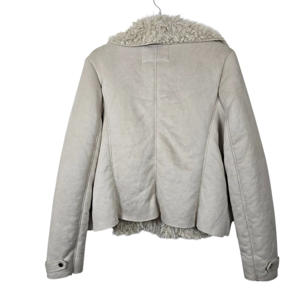 Chaqueta corta Joujou imitación gamuza cuero y piel moto motocicleta Penny Lane XL Foto 4 de 4