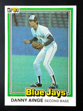 Vintage 1981 Donruss Danny Ainge #569 Rookie Blue Jays RC NM+ A2