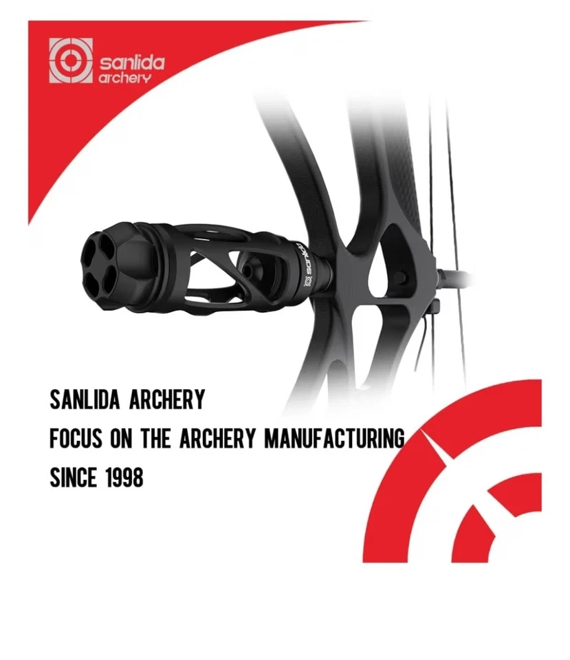 sanlida Archery Dragon 10 Stabilizer Bow Riser Extension Dampener, Quick Disconn - Image 4 of 4