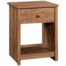 Sauder River Ranch Engineered Wood Night Stand in Sindoori Mango/Natural Finish