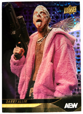 2025 Upper Deck AEW Gold Pyro #11 Darby Allin #28/35
