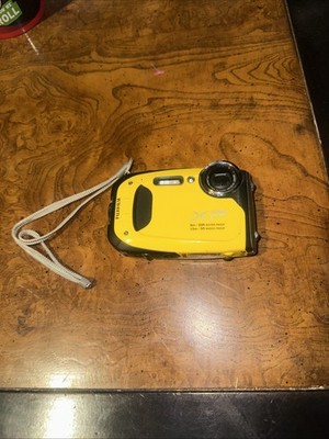 Fujifilm FinePix XP120 16MP Waterproof Digital Camera - Yellow. No Charger