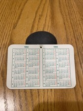 Genuine Rolex calendar card 1992-1993 Day-Date Sea Dweller Submariner GMT Vintge