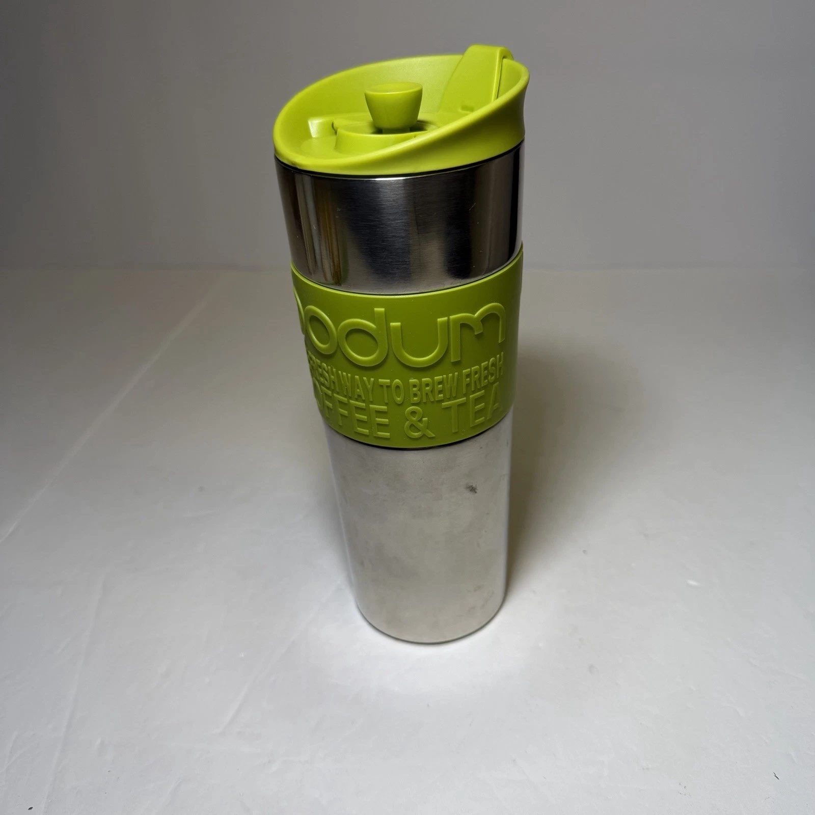 Bodum Stainless Steel Vacuum Insulated Travel Coffee and Tea French Press 15oz