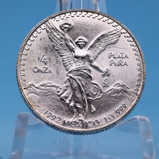 Mexiko 1/4 Onza 1992 Libertad 7 7 Gr. Silber 999 unz.