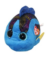 Ty Beanie Boos - Aqua the Fish, Medium (7"), MWMT Stuffed Animal Toy
