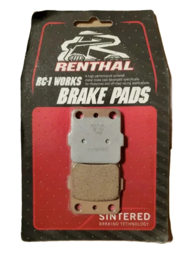 Plaquettes arrière RENTHAL BP-110 en métal fritté pour un freinage enduro durable