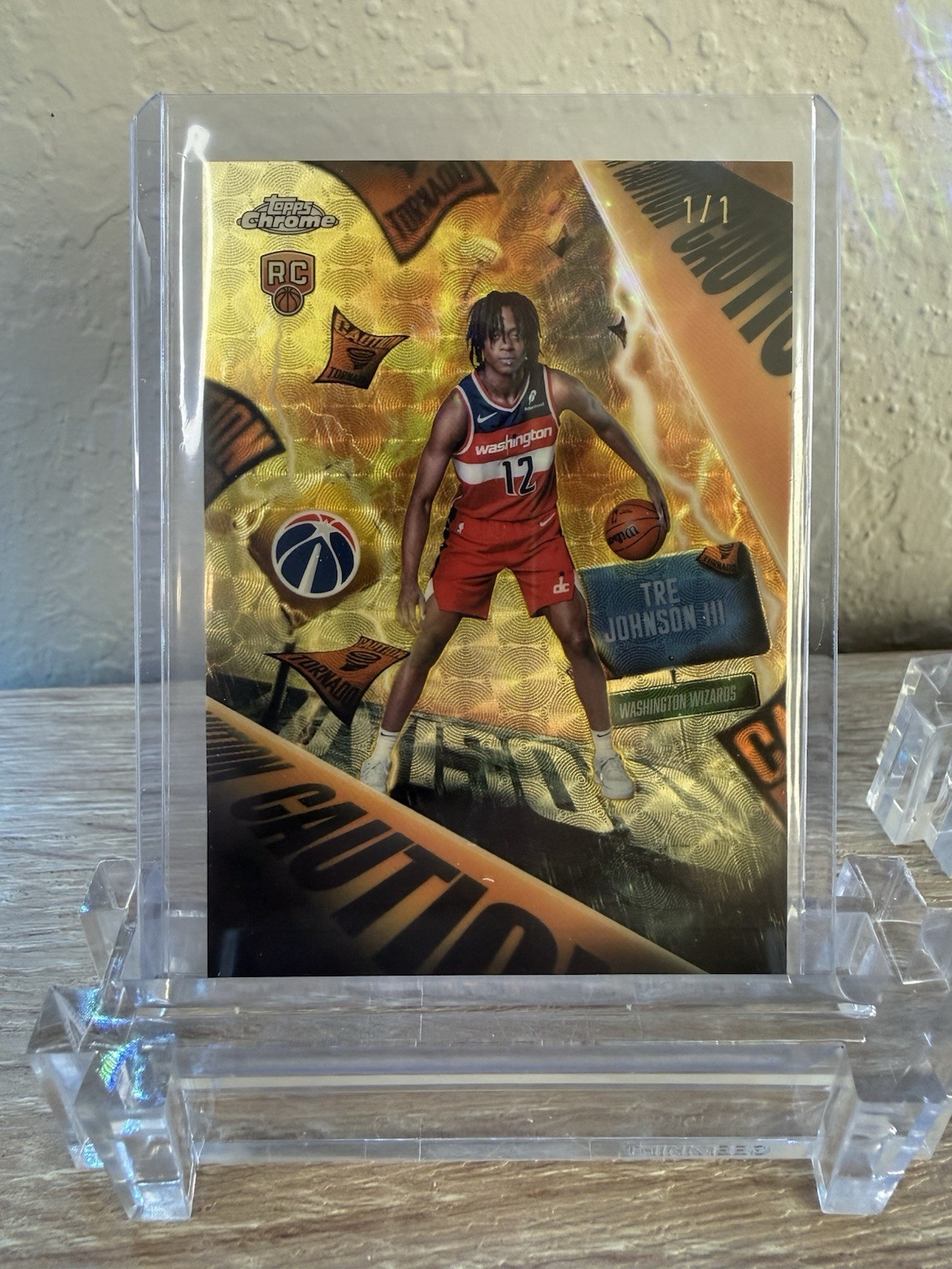 Superfractor 1/1 2025-26 Topps Chrome - Advisory Tre Johnson #AD-6 (RC)