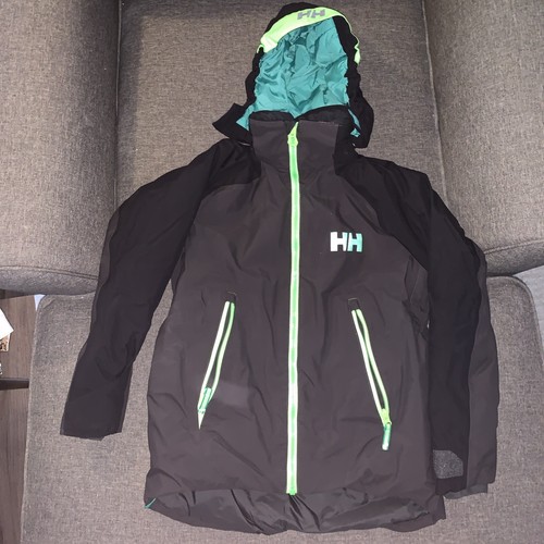 Helly Hansen Youth Ski Boards Jacket ~ Boys Youth sz 152/12 ~ Hooded Snow Skirt
