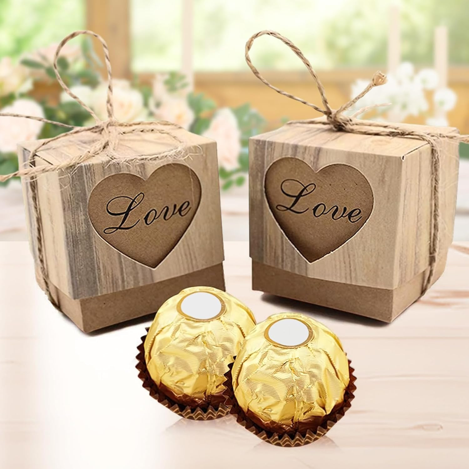 Small Gift Boxes, Party Favor Boxes, 2 x 2 x 2 Inches 50 Pac