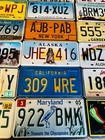 55 USA LICENSE PLATE MIXED LOT FOR CRAFTING OR DISPLAY AK HI NY NJ & MANY MORE!! — photo 3