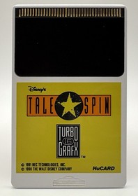 Disney’s TaleSpin (TurboGrafx-16) HuCard, Case & Manual - Tested