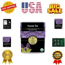 Organic Hyssop Tea - OU Kosher, USDA Organic, CCOF, 18 Bleach-Free Tea Bags