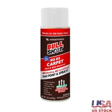 Bull Shot Carpet Cleaner Spray 18oz Stain Remover Deodorizer Pet Safe Formula US
