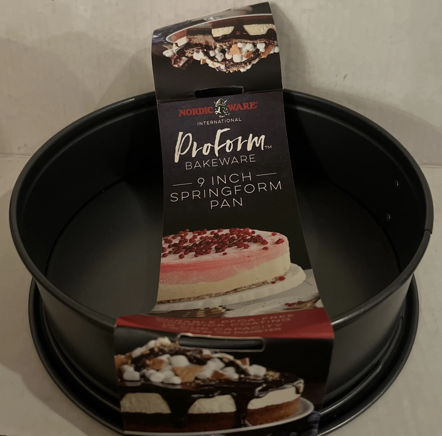 Nordic Ware Proform 9 Inch Springform Baking Pan New 10 Cup Capacity