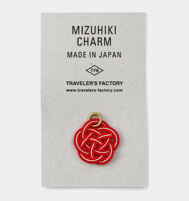 TRAVELER'S FACTORY MIZUHIKI Charm rot/marine UME Knoten hergestellt in Japan ...
